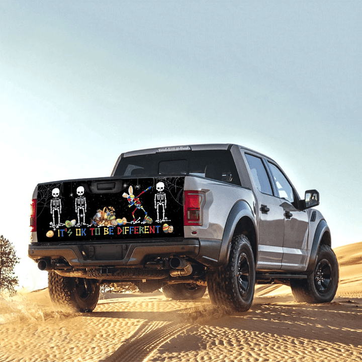 Autism Awareness It’s Ok To Be Different Truck Tailgate Decal Sticker Wrap