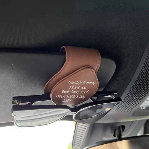 Personalized Photo Visor Clip, Drive Safe Mother's Day Gift