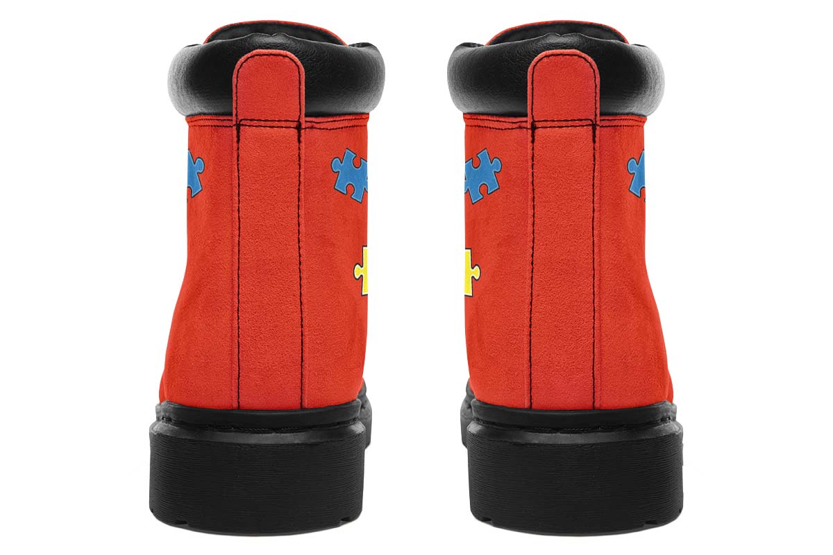 Autism Awareness Puzzle Classic Vibe Boots