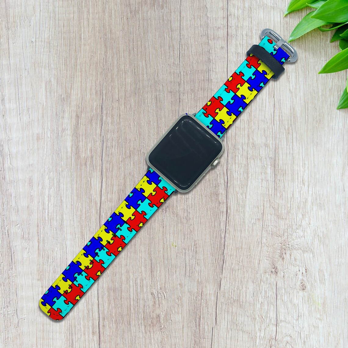 Autism Awareness Puzzle Watch Band