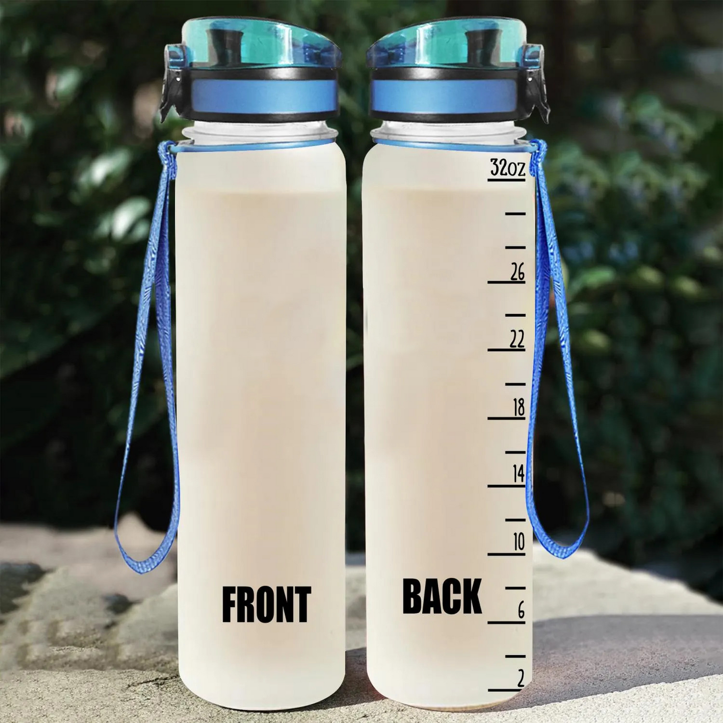 Personalized Autism Water Tracker Bottle Bless Those Who See Life Through A Different Window