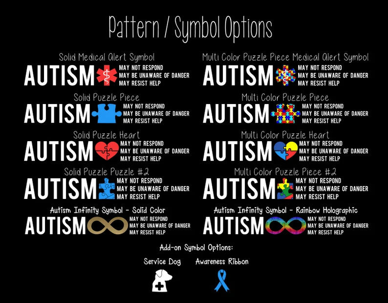 Autism Seatbelt Cover, Autism Awareness, Medical Alert Autism