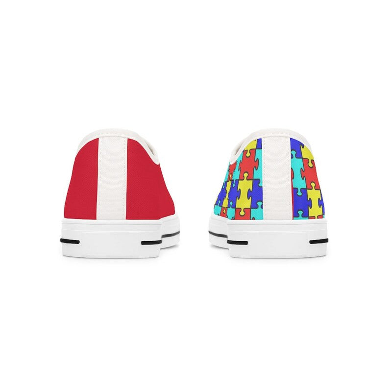Autism Awareness Low Top Shoes Sneaker
