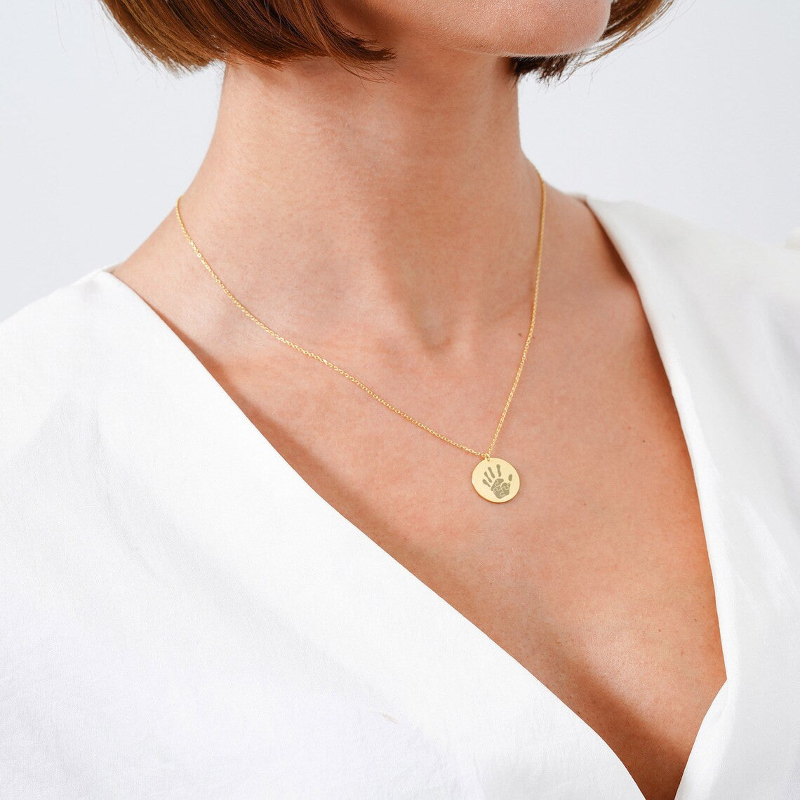 Raise A Hand for Autism Necklace 14K Solid Gold Necklace Autism Support Jewelry Stainless Steel Puzzle Pieces Necklace Autism Awareness Gift