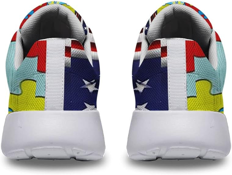 Autism Awareness in This House We We Never Give Up Lightweight Sneakers