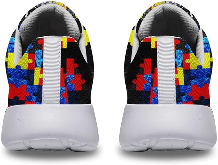 Autism Awareness Autism Warrior Fighting for My Son Lightweight Sneakers
