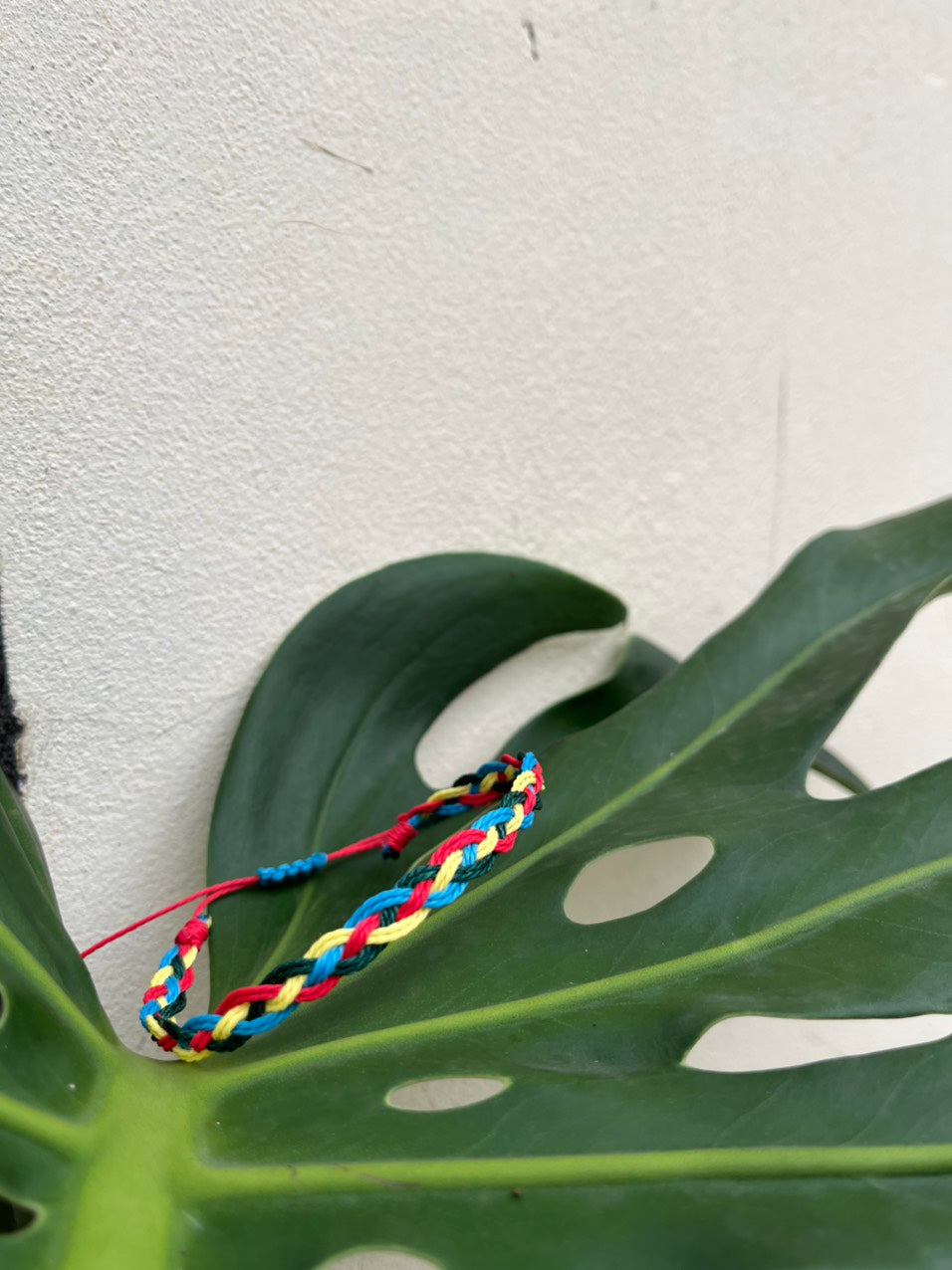 Autism Awareness Ribbon Charm Handmade Bracelet Multi Color