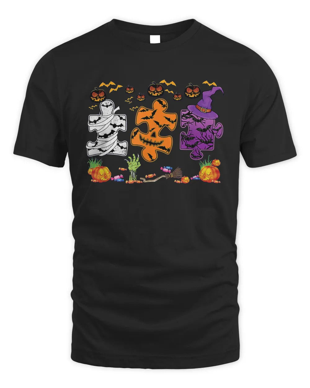 Halloween Autism Awareness Pumpkin Witch Autism Gifts