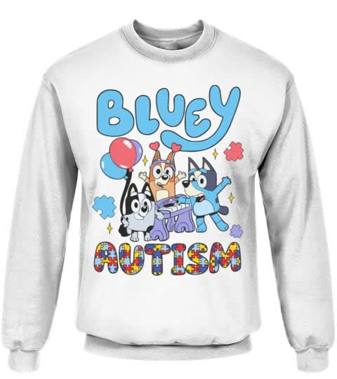 Bluey Autism Accept Understand Love