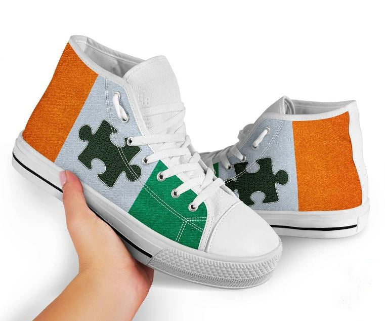 Irish Autism  High Top Shoes Sneakers