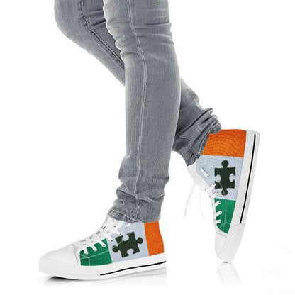 Irish Autism  High Top Shoes Sneakers