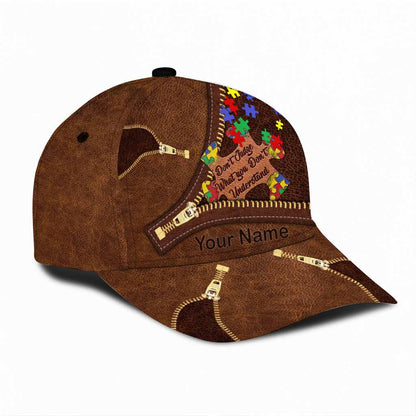 Don't Judge What You Don't Understand Personalized Autism Awareness Cap