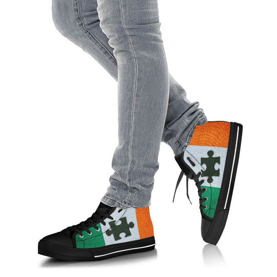 Irish Autism  High Top Shoes Sneakers