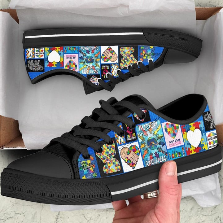 Autism Awareness Low Top Shoes