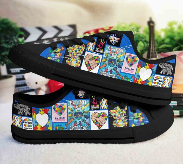 Autism Awareness Low Top Shoes