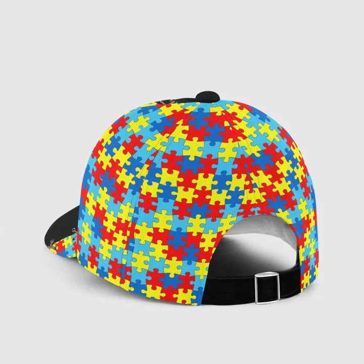 Dad and Son, You'll never walk alone, Autism Baseball Cap