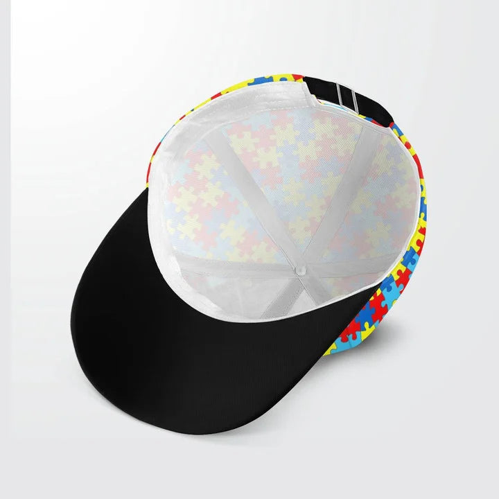 Dad and Son, You'll never walk alone, Autism Baseball Cap