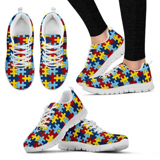 Autism Awareness Awesome Autism Pattern Fitness Sneakers Shoes