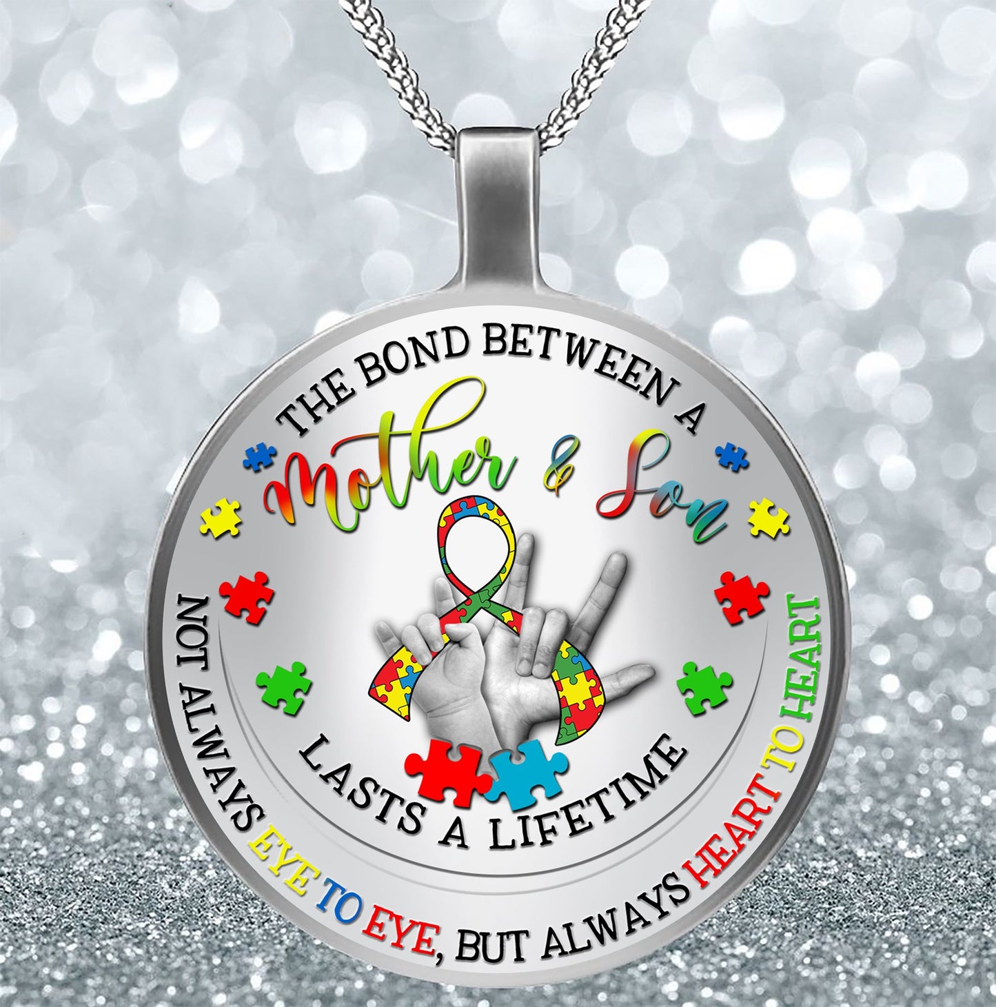 The Bond Between A Mother And Son Necklace