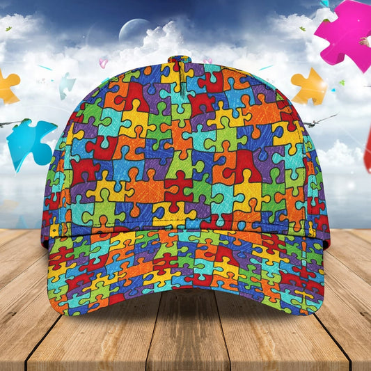 Autism Puzzle Autism Baseball Cap