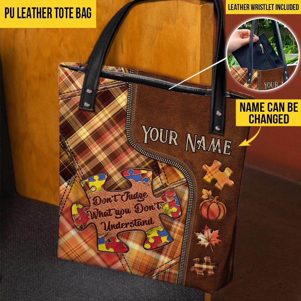 Autism Awareness Personalized Tote Bag, It's The Most Wonderful Time Of The Year