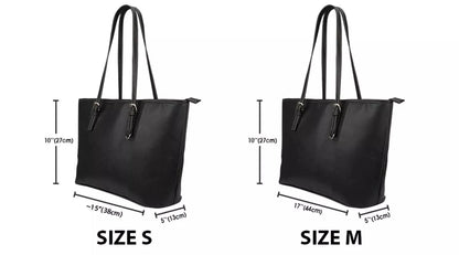 Personalize - Accept Understand Love Leather Tote Bag