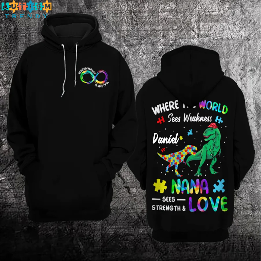 Personalized Neurodiversity Is Beautiful Autism Unisex Hoodie For Men Women Autism Awareness