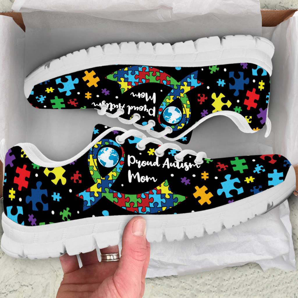 Proud Autism Mom Fitness Sneakers Shoes