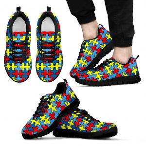 Autism Awareness Awesome Autism Pattern Fitness Sneakers Shoes