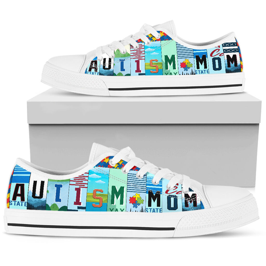 Autism Mom Low Top Shoes Sneaker