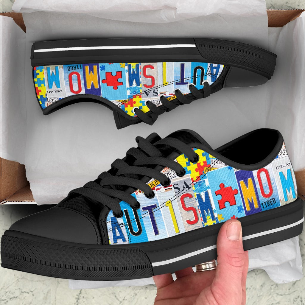 Autism Mom New Autism Awareness Low Top Shoes Sneaker