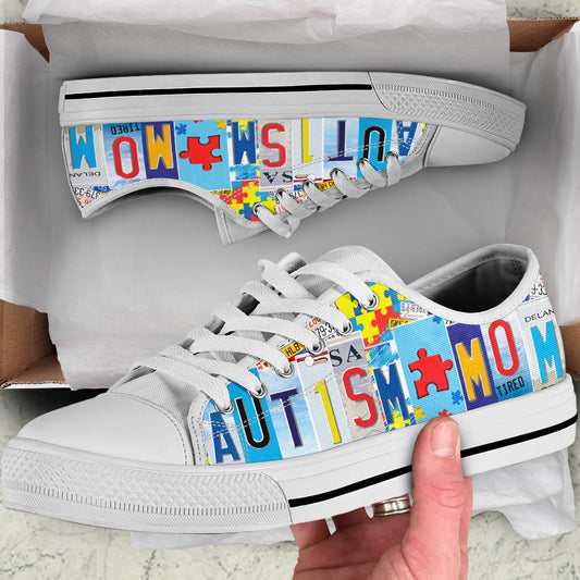 Autism Mom New Autism Awareness Low Top Shoes Sneaker