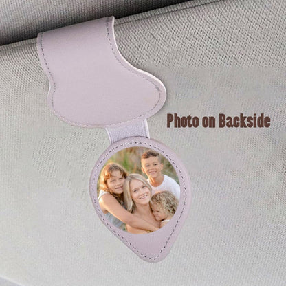 Personalized Photo Visor Clip, Drive Safe Mother's Day Gift