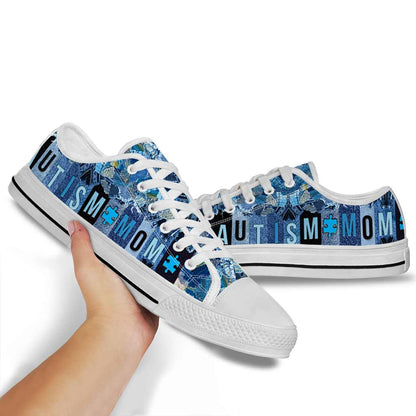 Autism Mom Low Top Shoes New Version