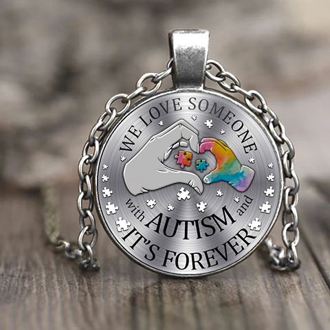 We Love Someone Autism Necklace