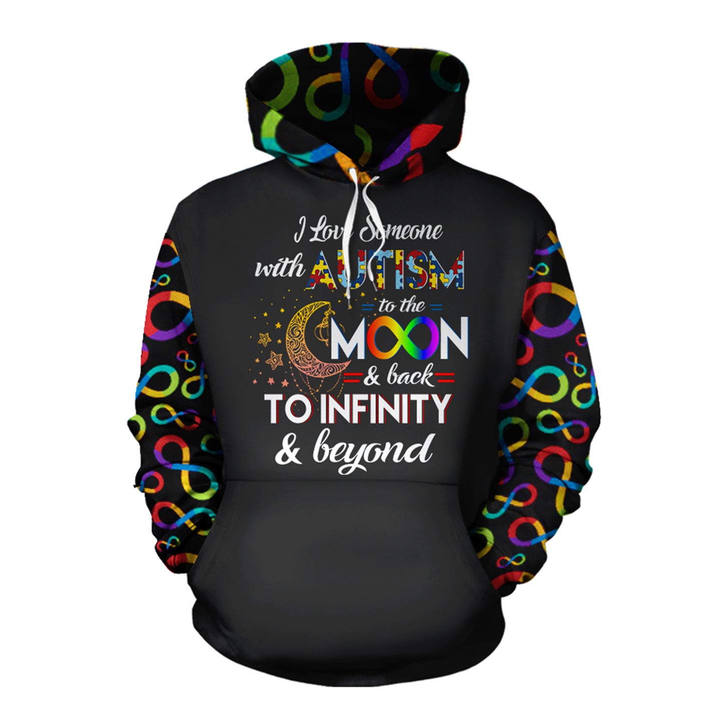 I Love Someone With Autism Hoodie 3D