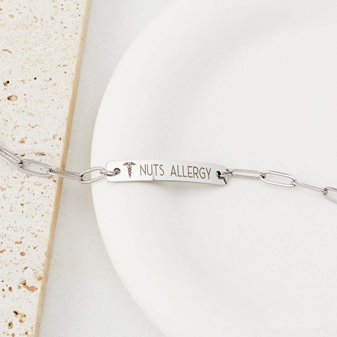 Custom Medical ID Bracelet Women Personalized Medical Alert Bracelet for Kids Bracelet Diabetic Autism Awareness Mother's Day Gift