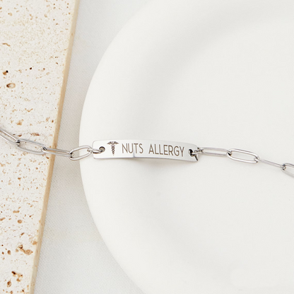 Custom Medical ID Bracelet Women Personalized Medical Alert Bracelet for Kids Bracelet Diabetic Autism Awareness Mother's Day Gift