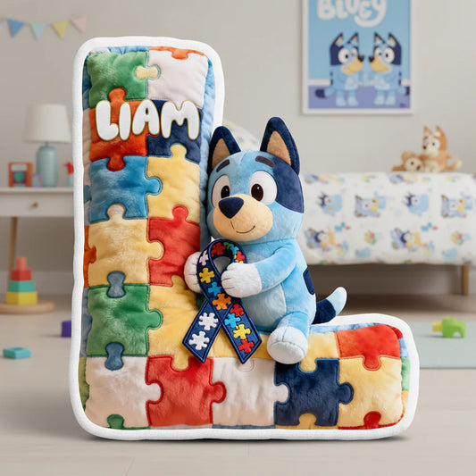 Personalized Gifts - Autism Awareness Custom Shaped Pillow