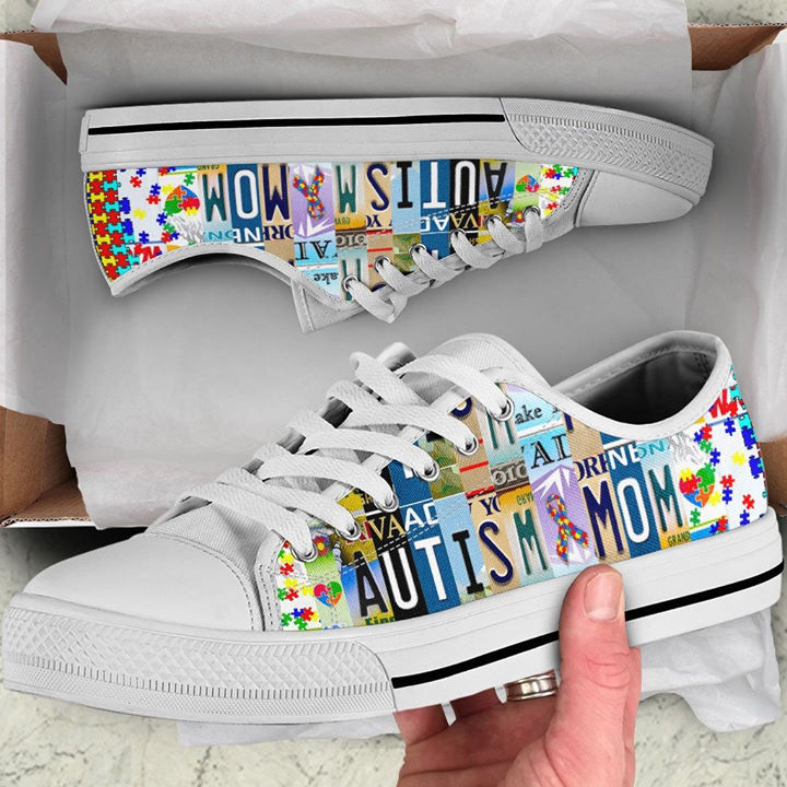 Autism Mom Low Top Shoes Sneakers