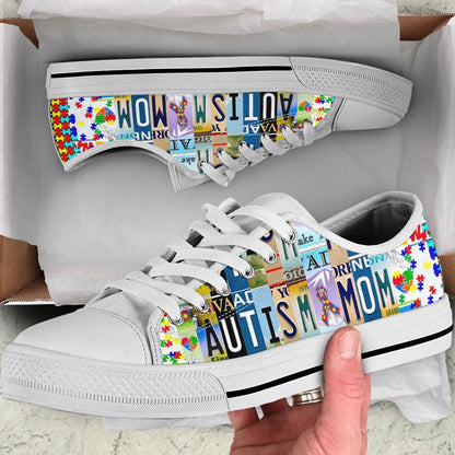 Autism Mom Low Top Shoes Sneakers