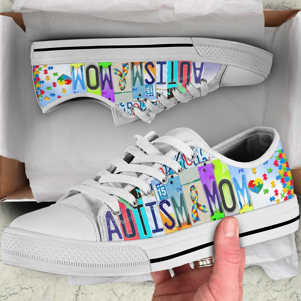 Autism Mom Low Top Shoes Sneakers 102