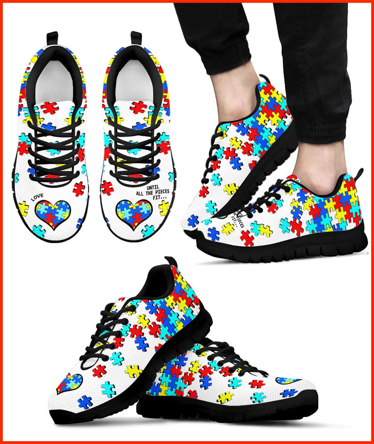 Love Until All The Pieces Fit Fitness Sneakers Shoes