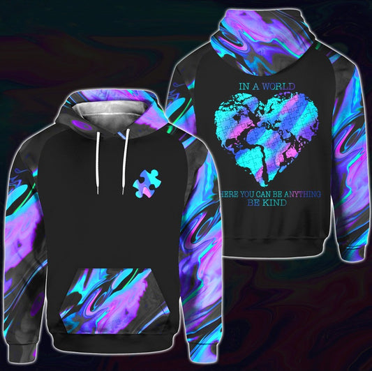 In A World Where You Can Be Anything Hoodie 3D