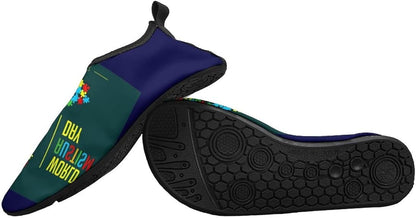 World Autism Awareness Day Aqua Shoes