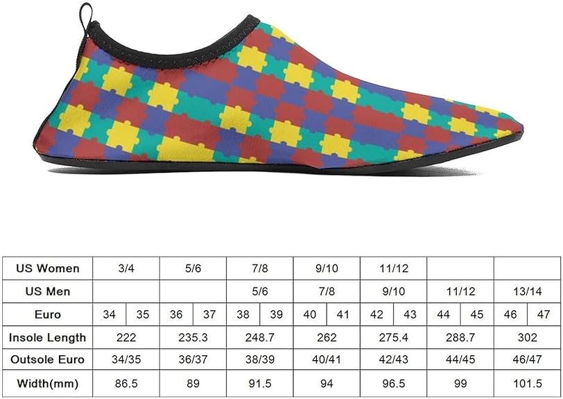 Autism Awareness Aqua Shoes