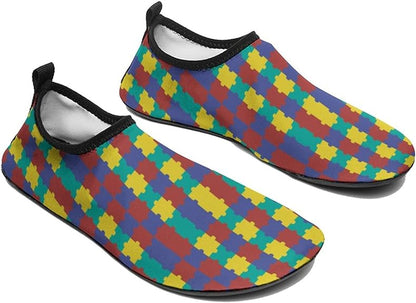 Autism Awareness Aqua Shoes