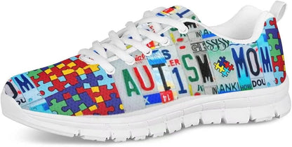 Autism Mom Awareness Fitness Sneakers Shoes