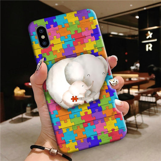 Autism Awareness Elephant Phone Case