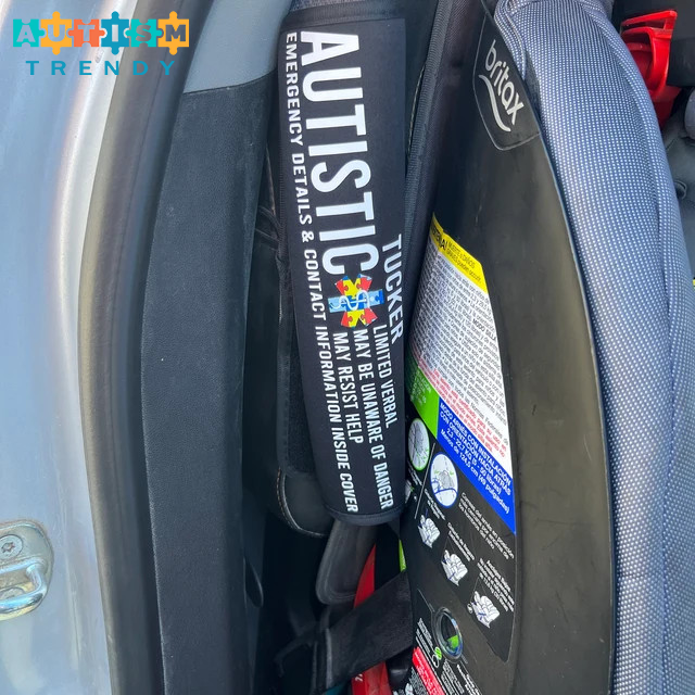 Autism Seatbelt Cover, Autism Awareness, Medical Alert Autism